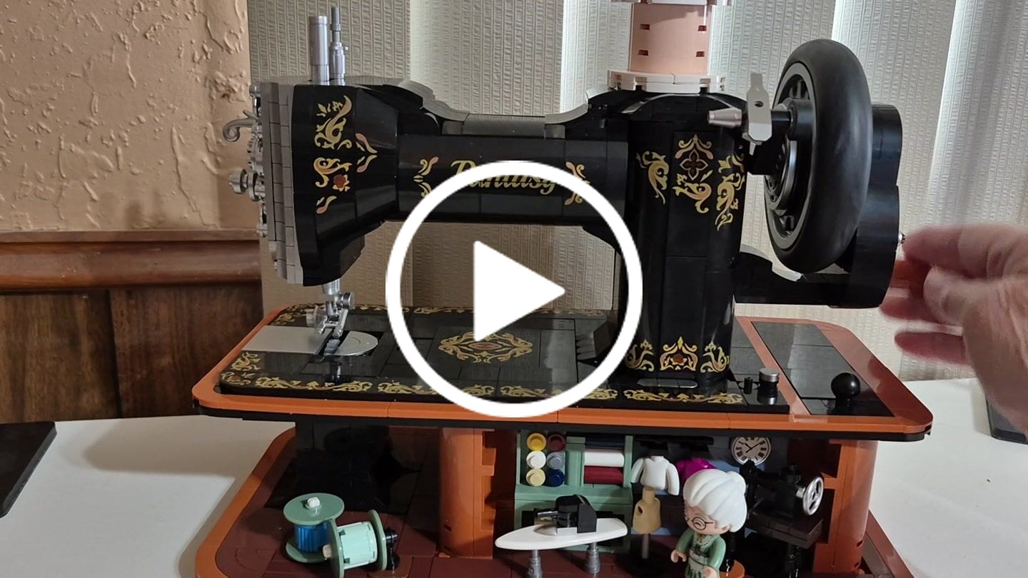 Customer video review of Pantasy Hand Crank  Sewing Machine 85028