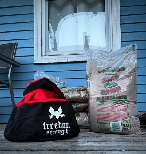 Customer photo review of Strongman Sandbag