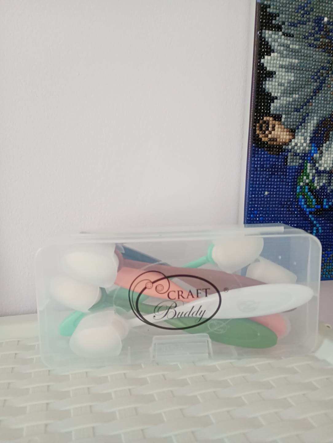 Customer photo review of "Neutrals" Craft Buddy Ink Heads Blending Brushes Set of 6