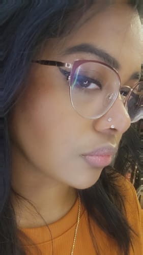 Customer photo review of HerCharm Nose Ring