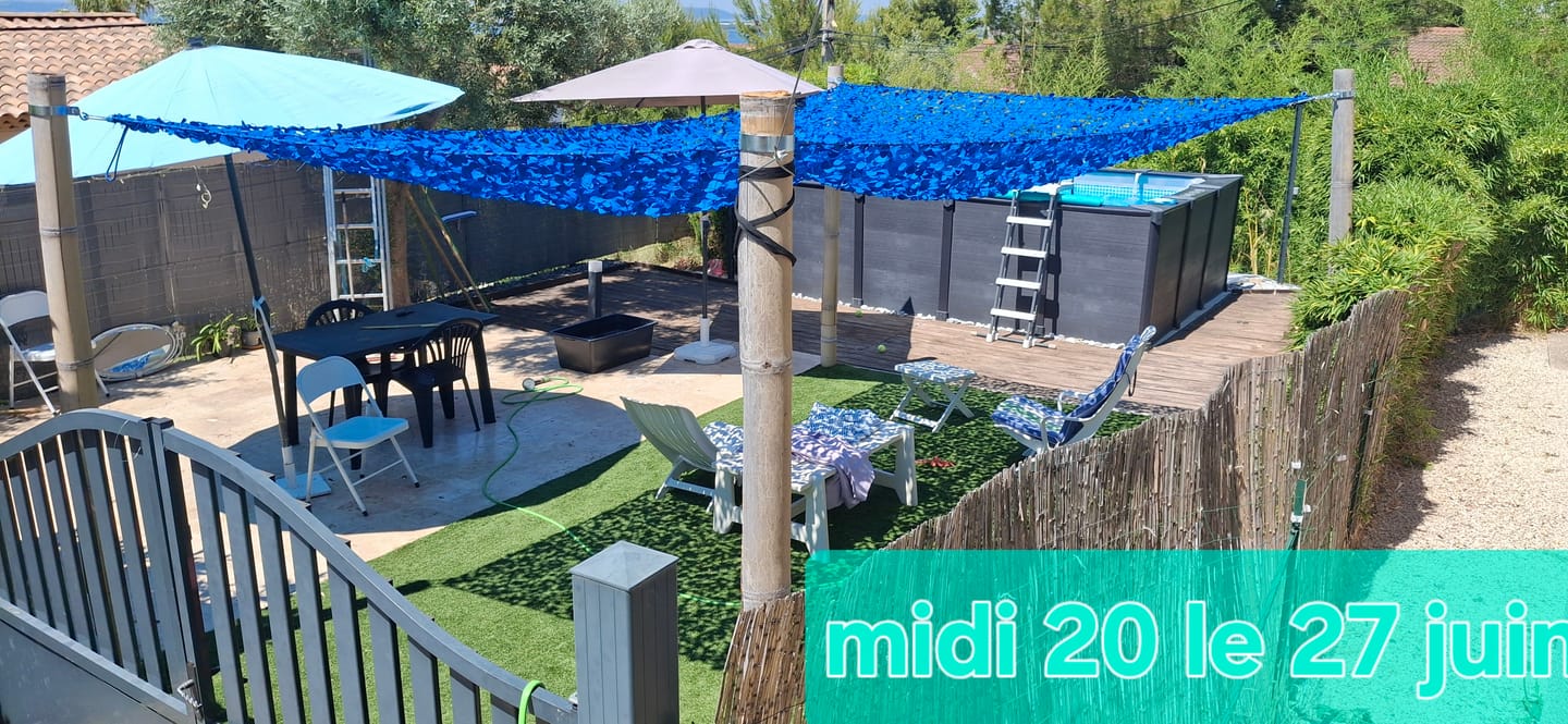 Customer photo review of Filet de camouflage renforcé bleu