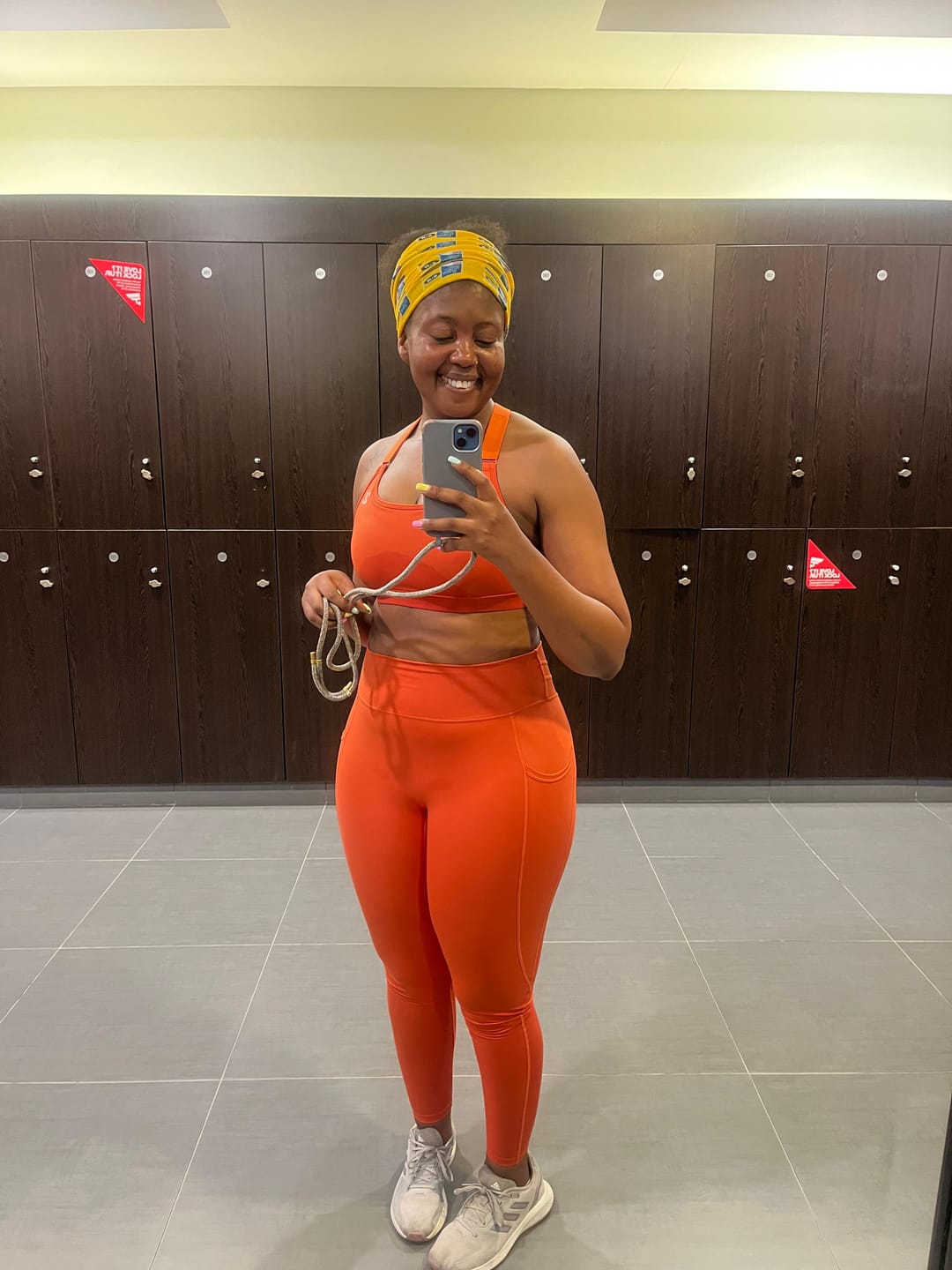 Customer photo review of High Waist Pocket Leggings