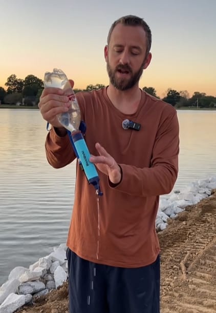 Customer photo review of NestGuard™ Emergency Water Filter Straw