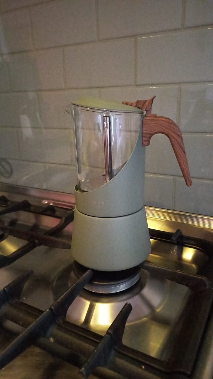 Customer photo review of Cafetera Moka Sakura Nordik