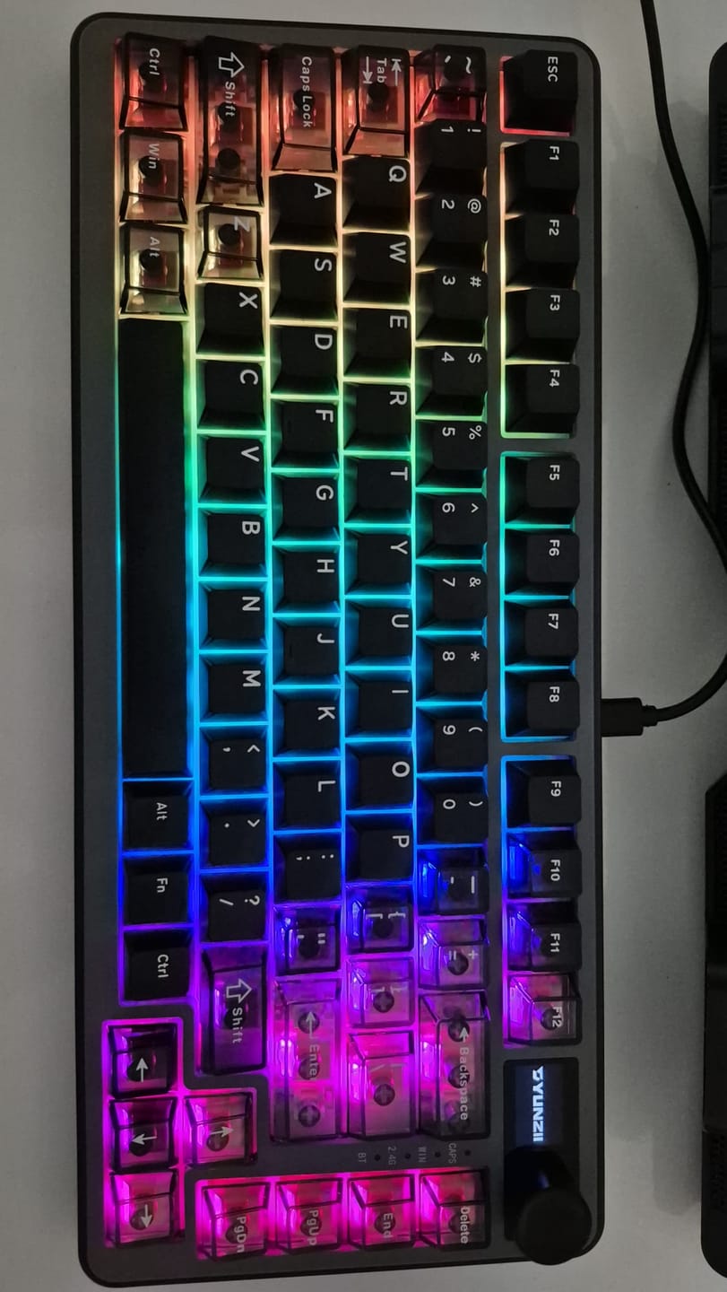Customer photo review of YUNZII B75 Pro Max Mekanik Klavye