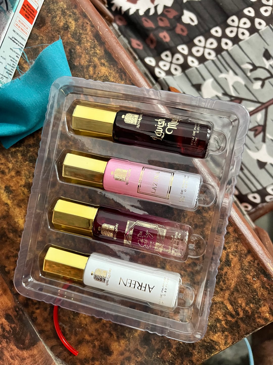 Customer photo review of Perfume Gift Set For Women 4 Pcs Set of Premium Perfume Spray