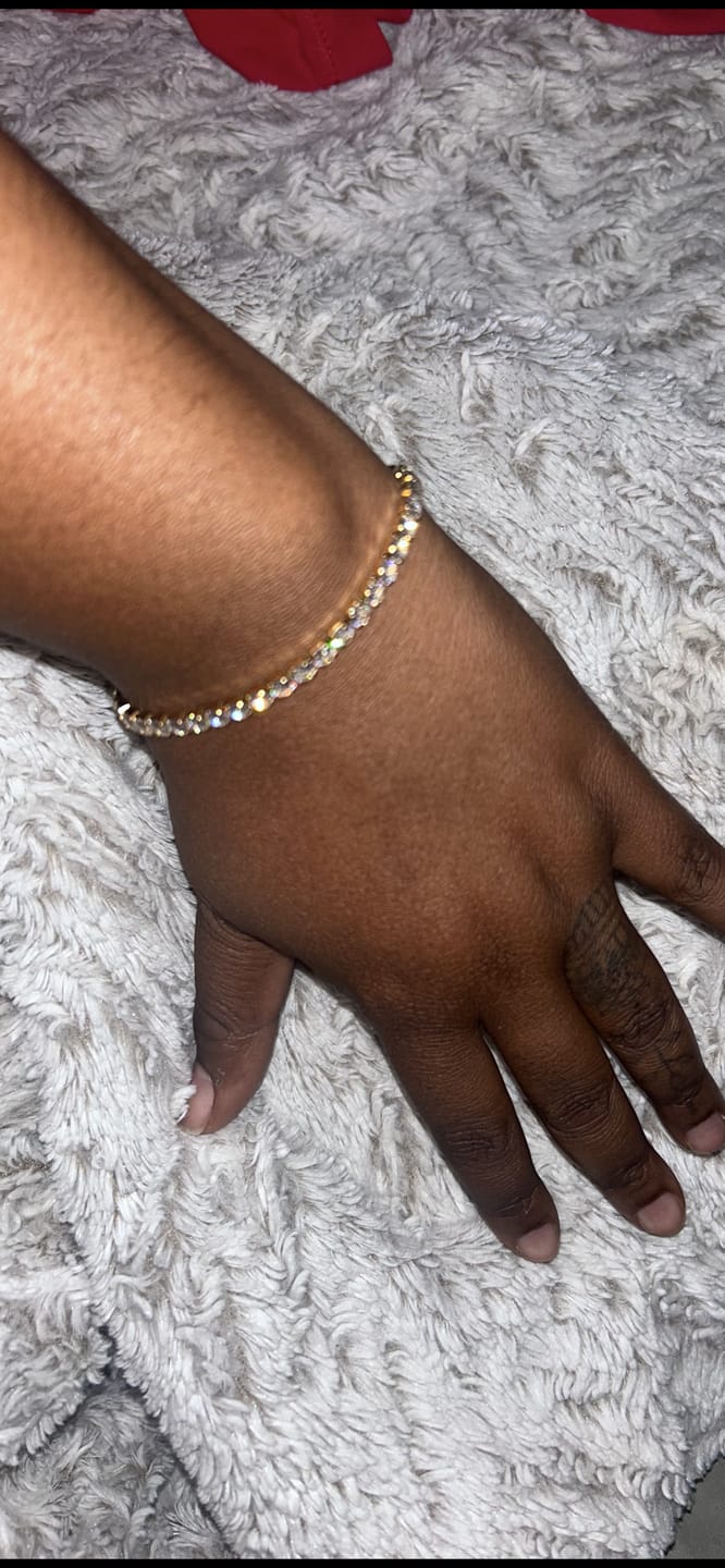 Customer photo review of Tennis Bracelet - 4mm