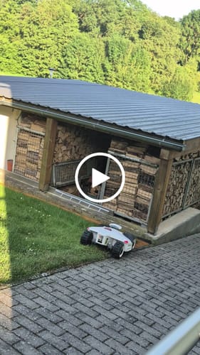 Customer video review of Rasenkante aus Cortenstahl