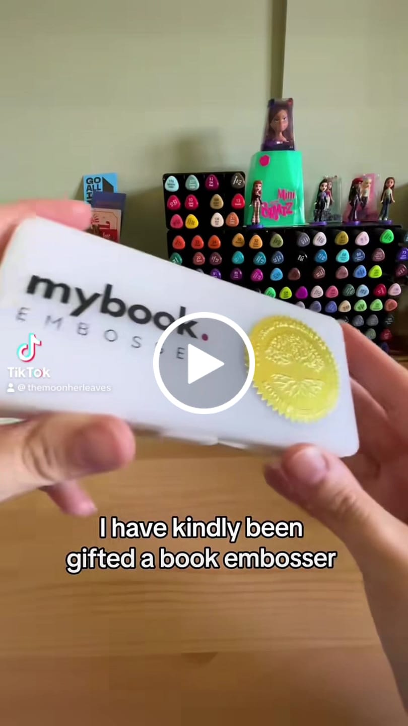 Customer video review of My Book Embosser – Custom Book Embosser