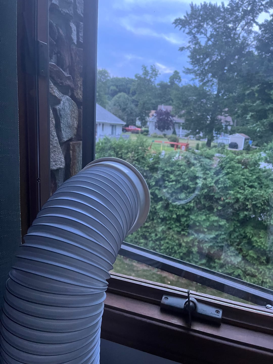 Customer photo review of Custom Portable AC Window Kit for Casement Windows