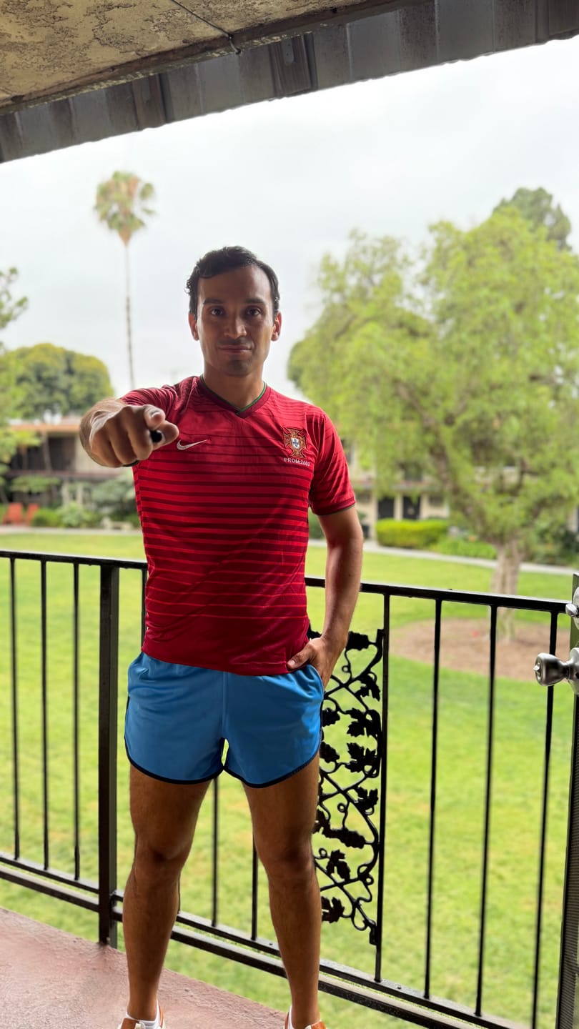 Customer photo review of Ringer Shorts - Blue