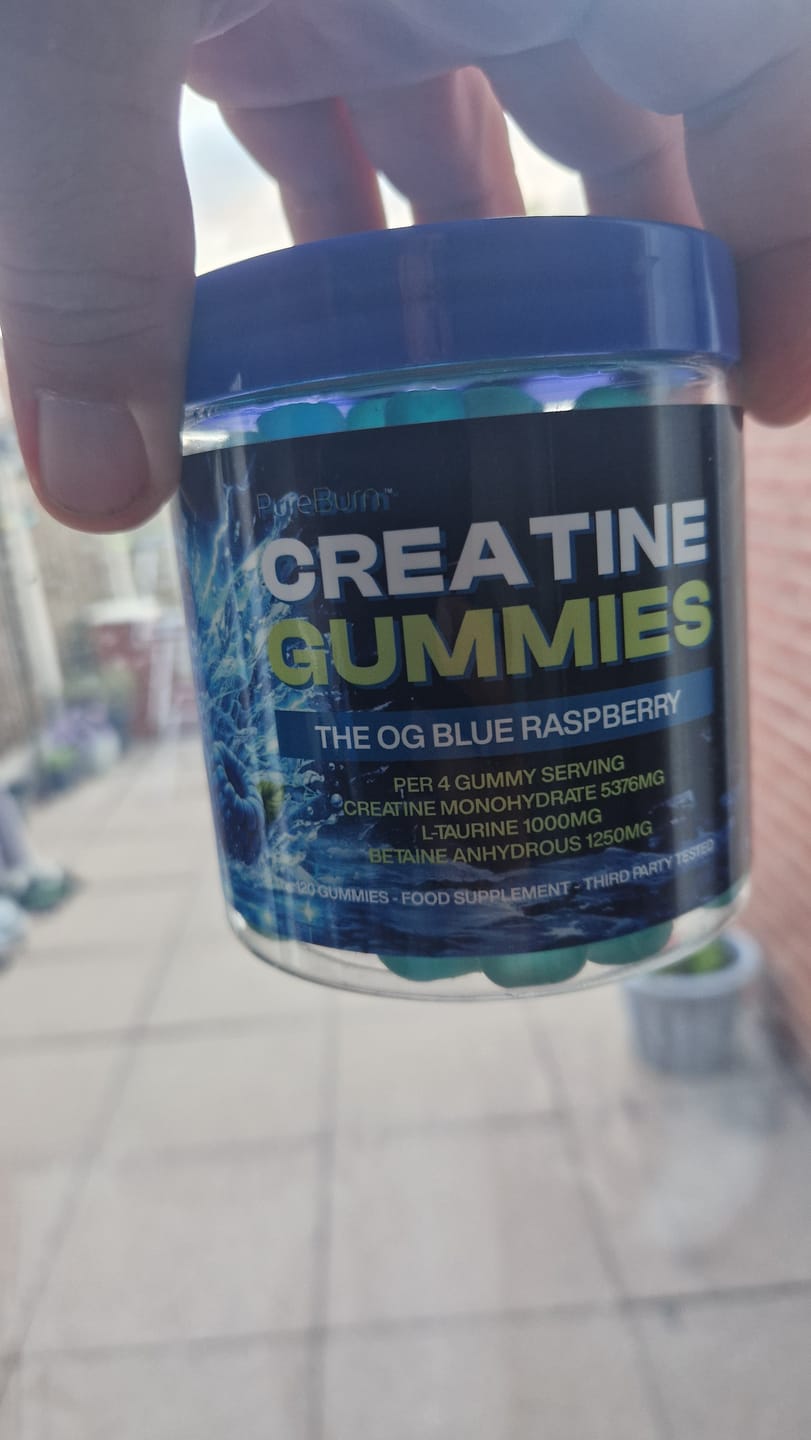 Customer photo review of Creatine Gummies
