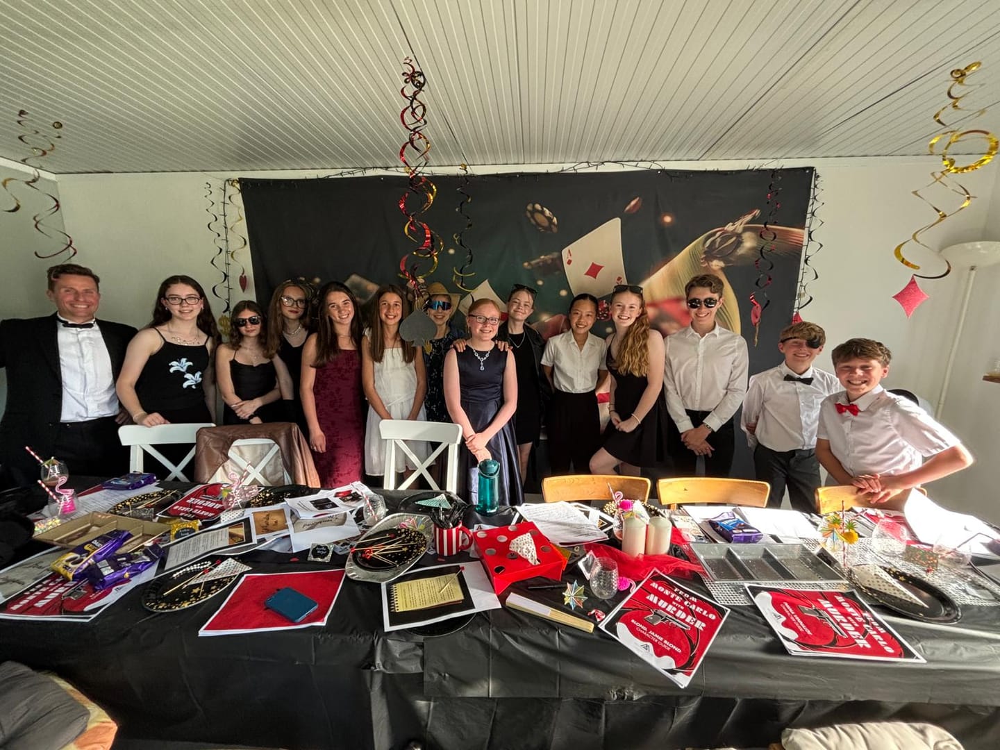 Customer photo review of James Bond Spy Murder Mystery Host Your Own Game Kit