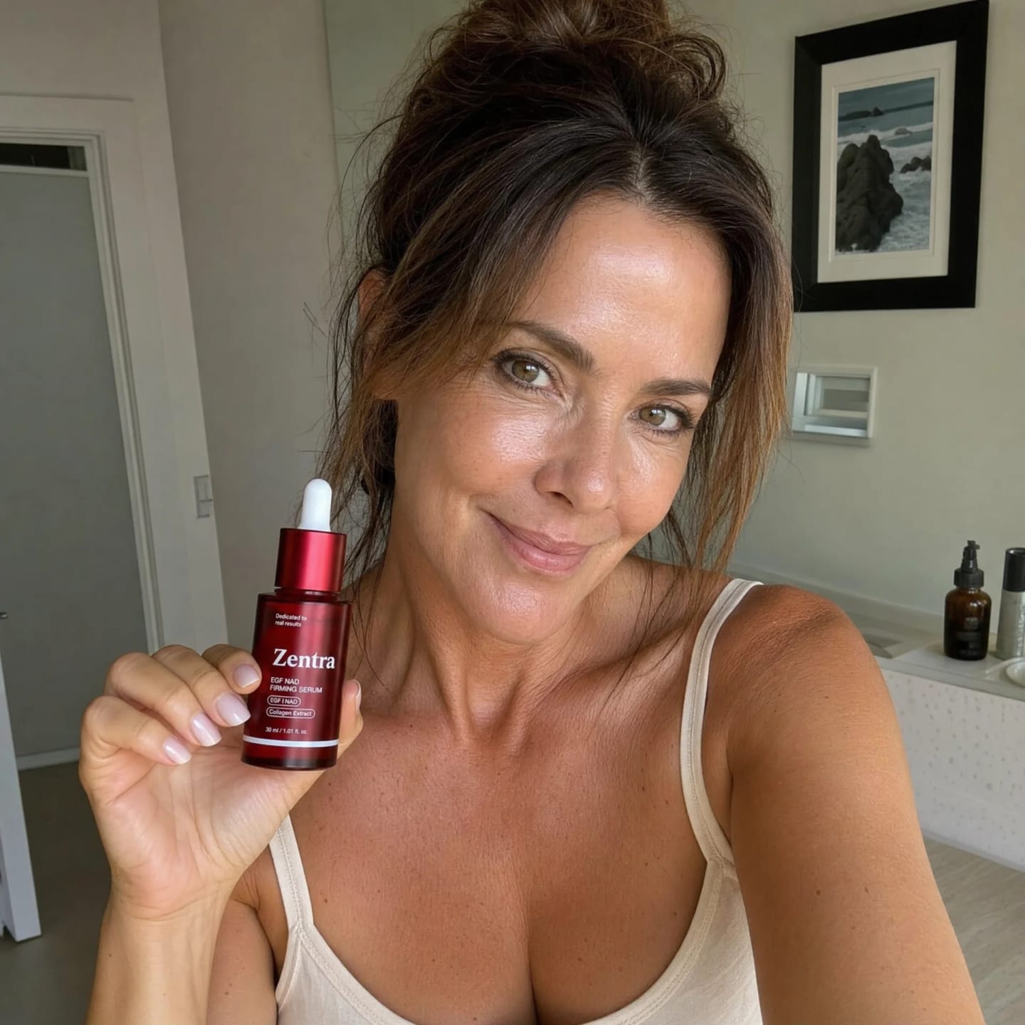 Customer photo review of Zentra EGF Skin Lifting Serum