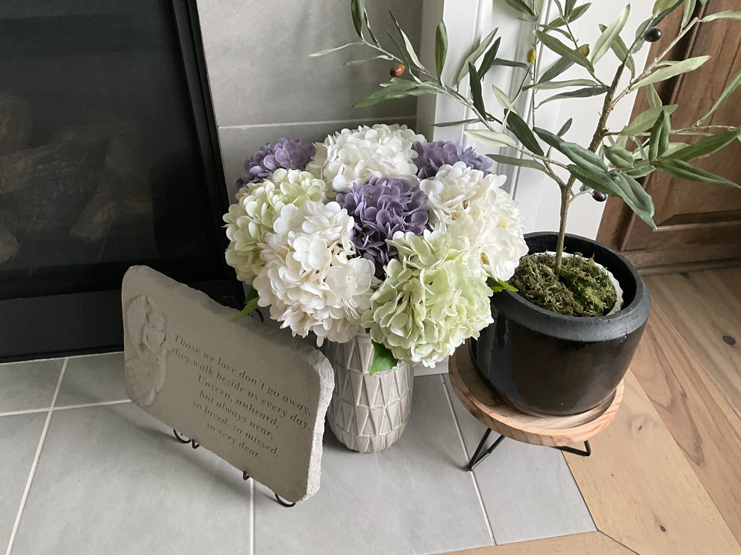Customer photo review of Real Touch Hydrangea | Lilac