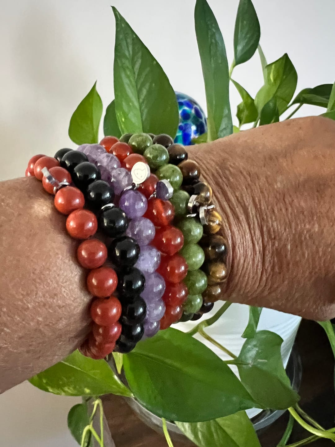 Customer photo review of Amethyst Bracelet