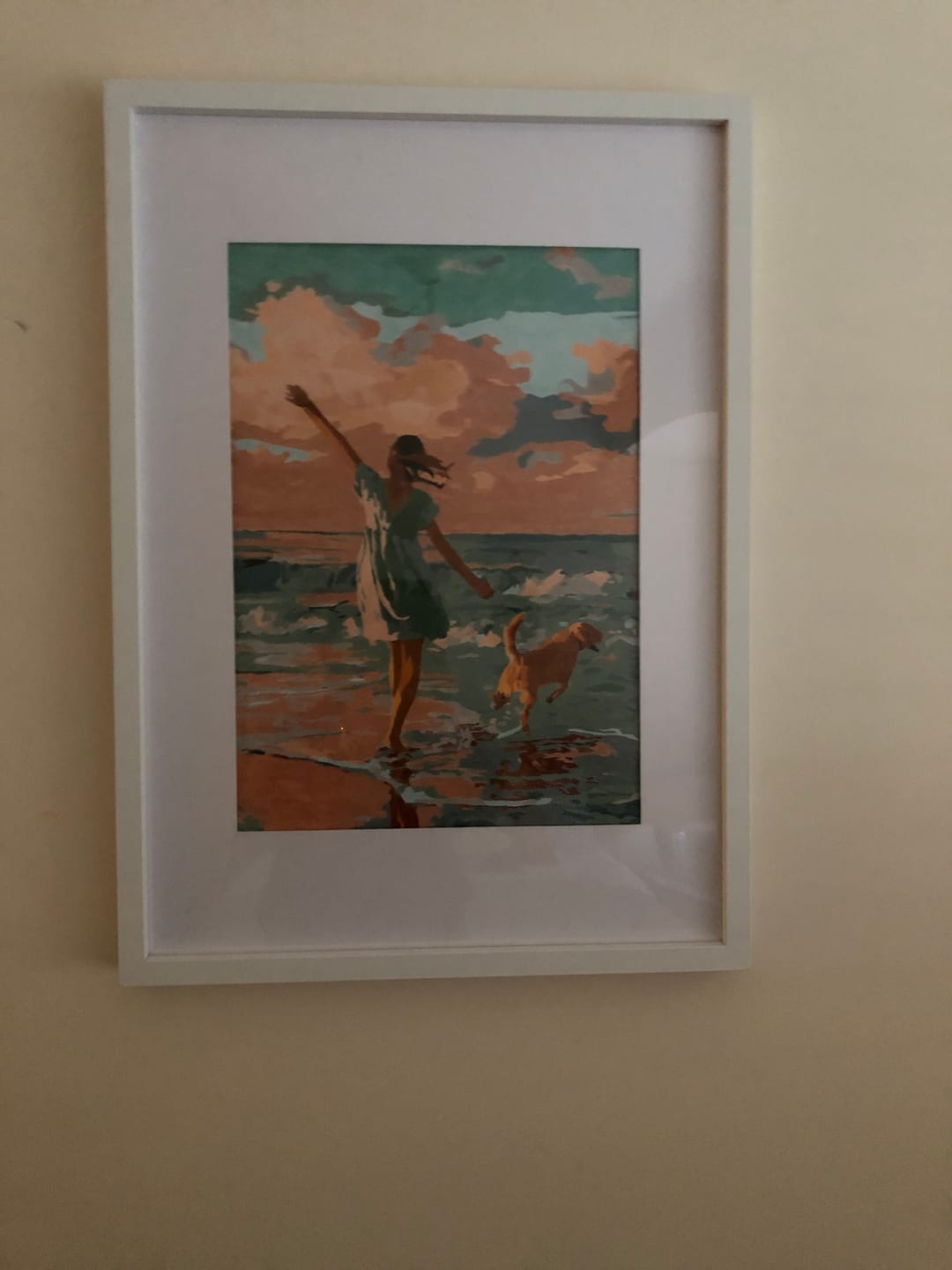 Customer photo review of Waves of Joy | Paint by Number