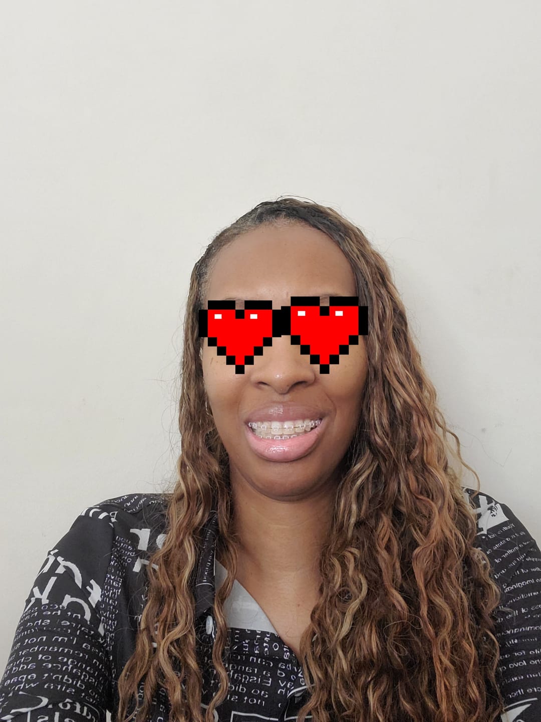 Customer photo review of #T1B/4/27/30 Mix Blend Deep Wave Crochet Human Hair