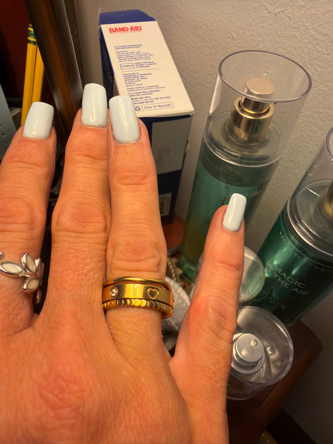 Customer photo review of Mari Heart Gold Ring