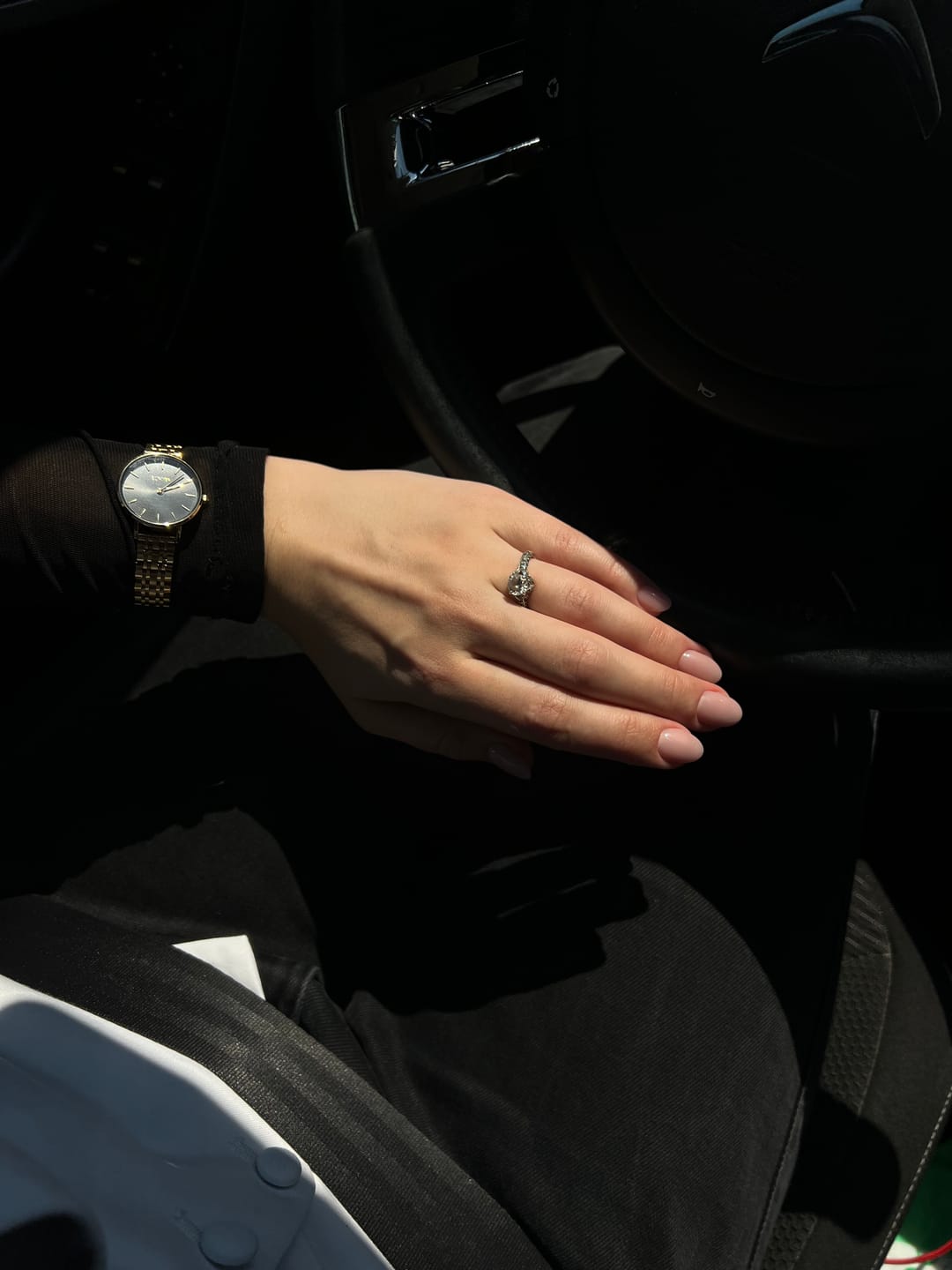Customer photo review of Ruby Petite Gold Black
