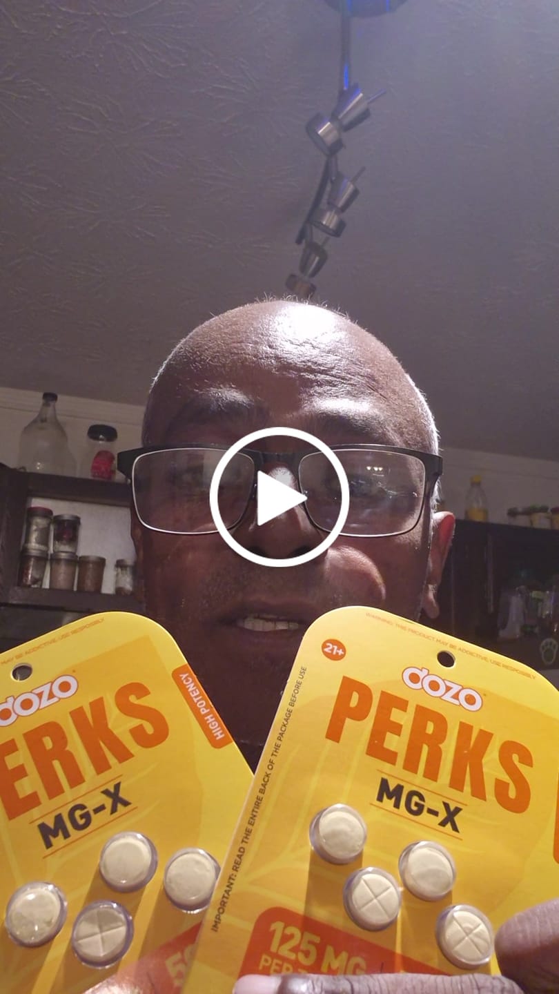 Customer video review of 4ct 125mg Dozo PERKS MG-X | 500 mg pack