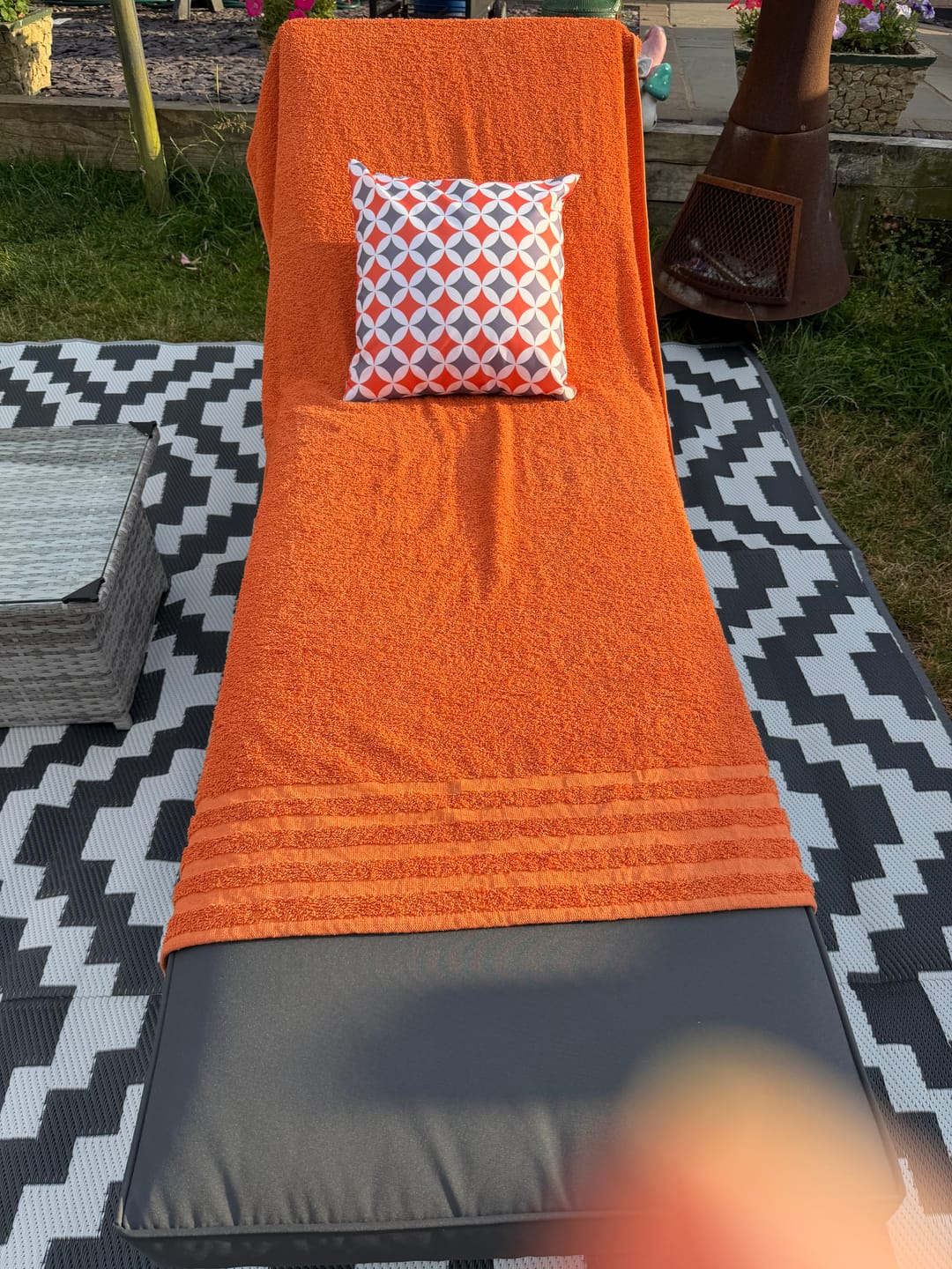 Customer photo review of Outdoor Garden Waterproof Cushion - Bahia