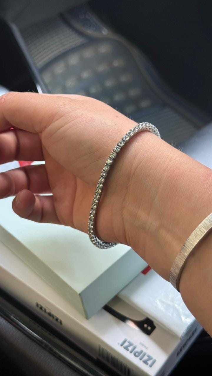 Customer photo review of TENNISBOY BRACELET. - 3MM