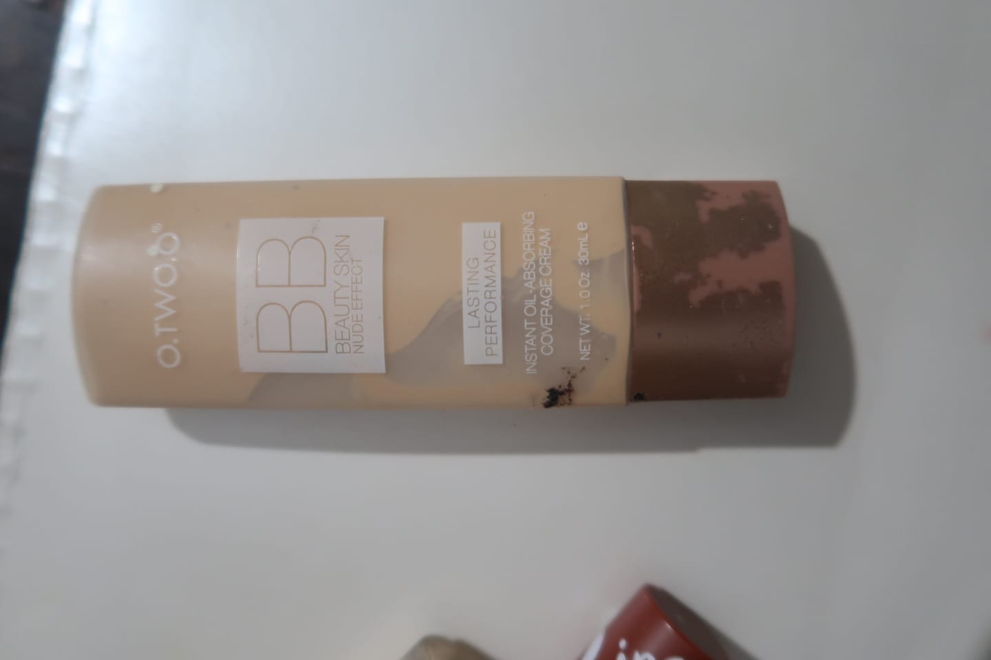 Customer photo review of O.TWO.O BEAUTY SKIN NUDE EFFECT BB CREAM