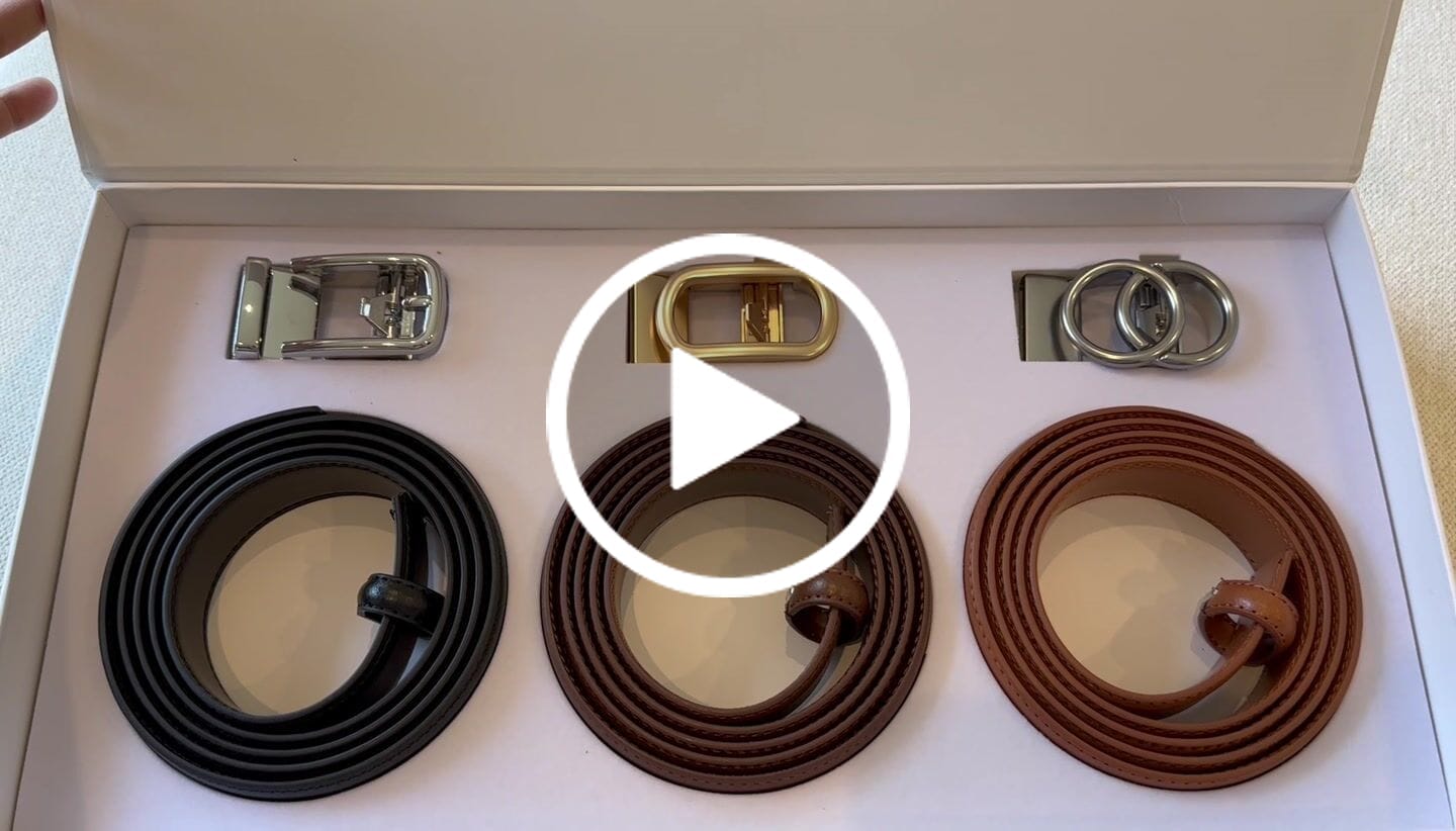 Customer video review of The Signature Set | Solenna Holeless Belts