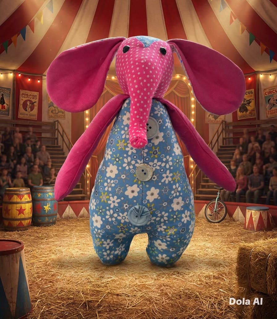 Customer photo review of Cuddle Elephant PDF Pattern