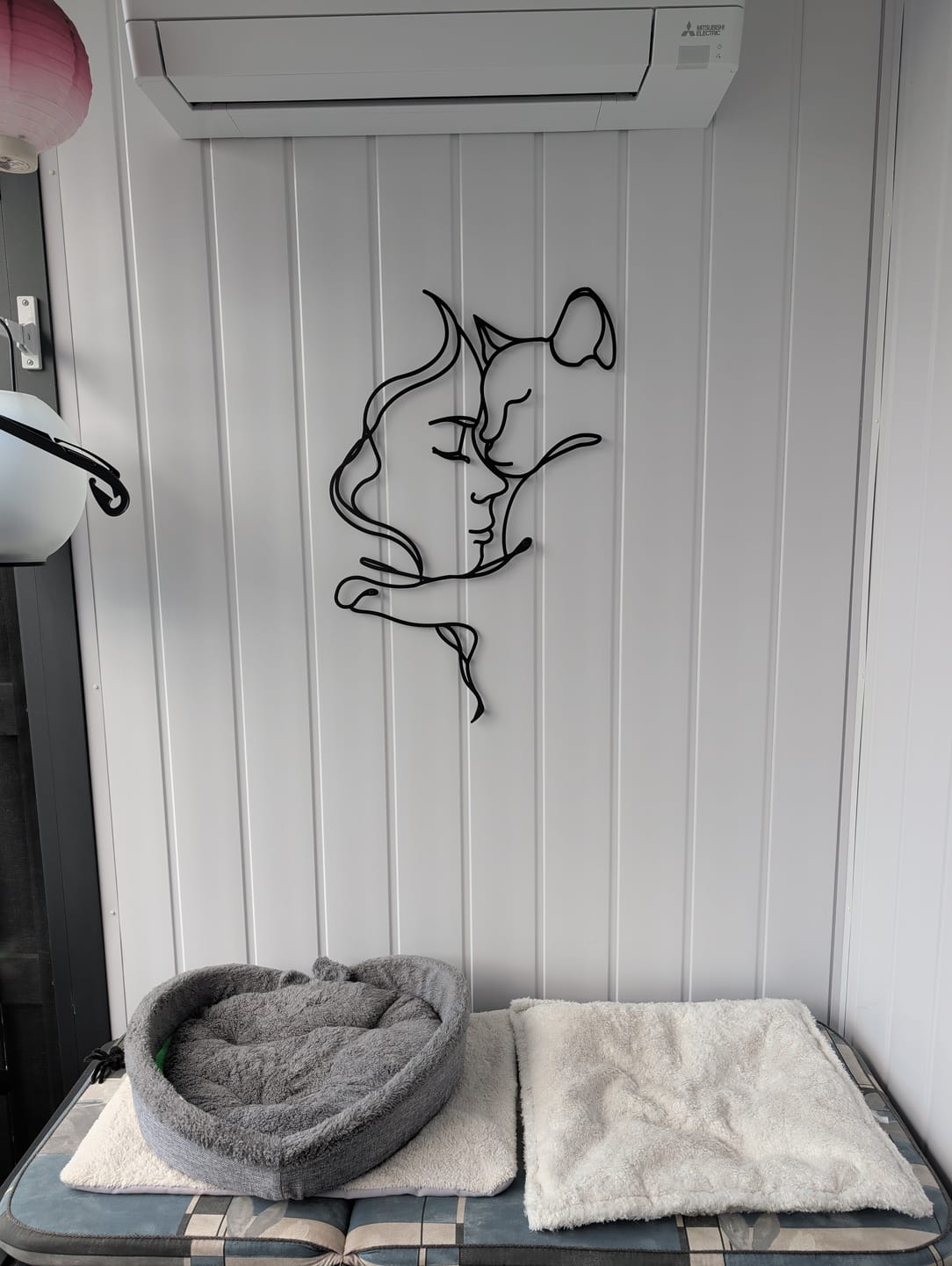 Customer photo review of Décoration Murale Métal - Amoureux des chats