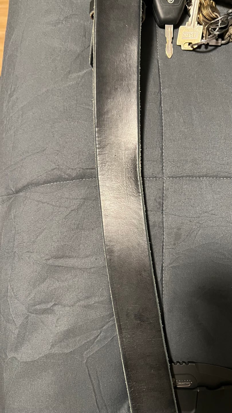 Customer photo review of The Man Belt - Black