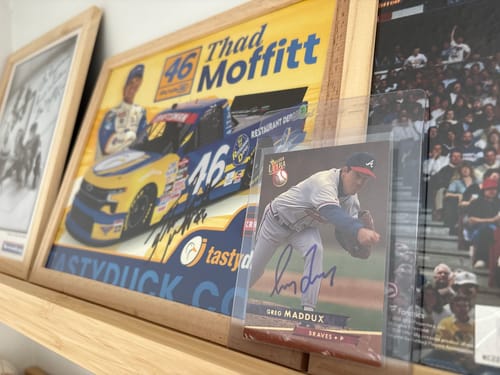 Customer photo review of Greg  Maddux Autograph Signing