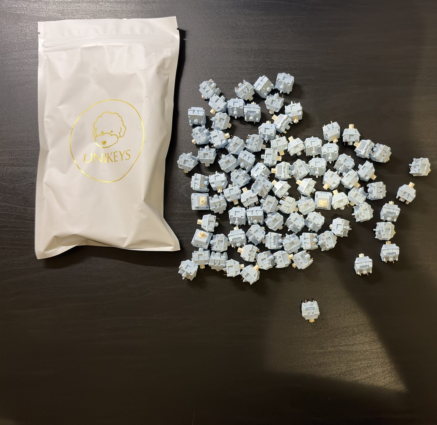 Customer photo review of HMX YOGURT S LINEAR SWITCH FACTORY LUBED (10PCS)