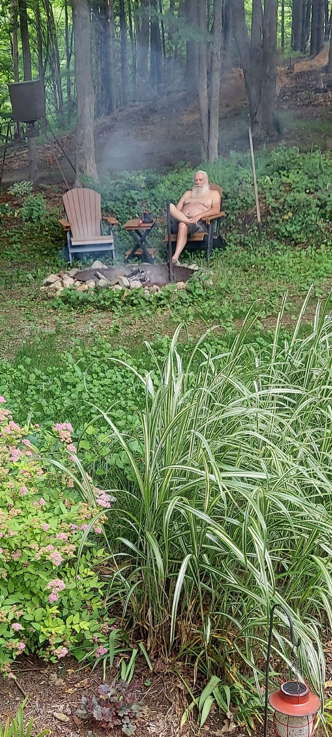 Customer photo review of Set of 2 - Unwind Edition King Size Folding Adirondack Chairs With Built In Cupholders + 1 Folding End Table With Removable Tray