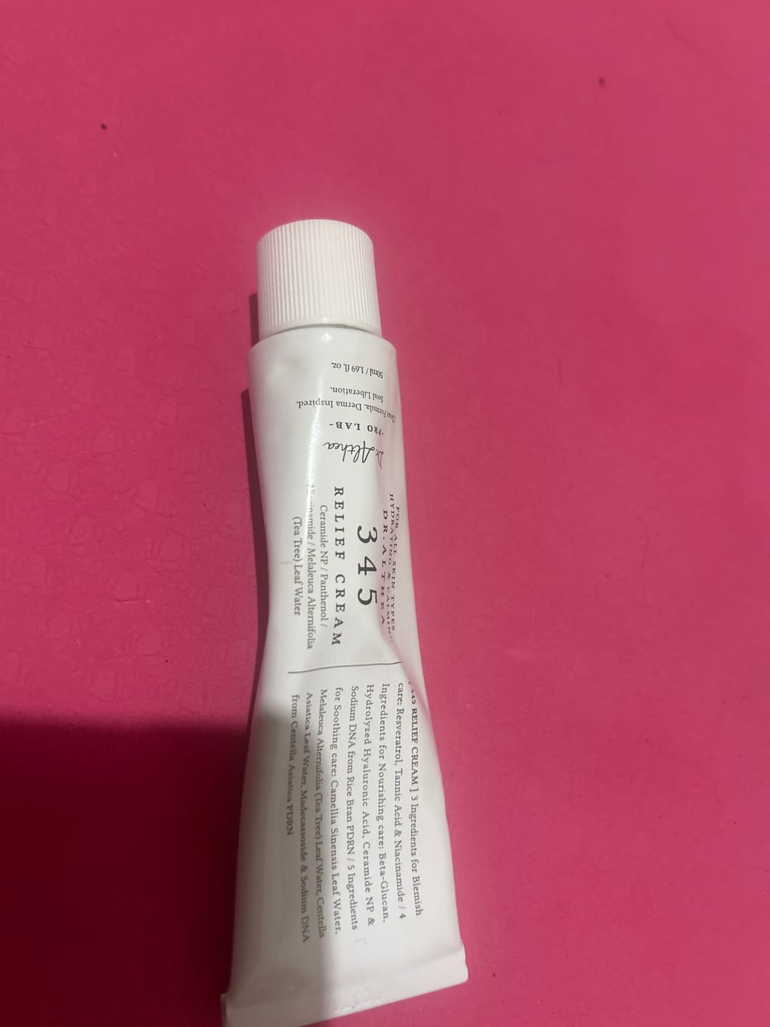 Customer photo review of 345 Relief Cream