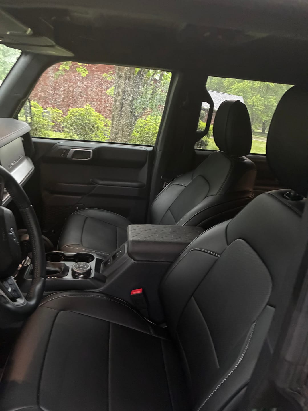 Customer photo review of 2021+ Ford Bronco 4 Door Custom Leather Seat Covers