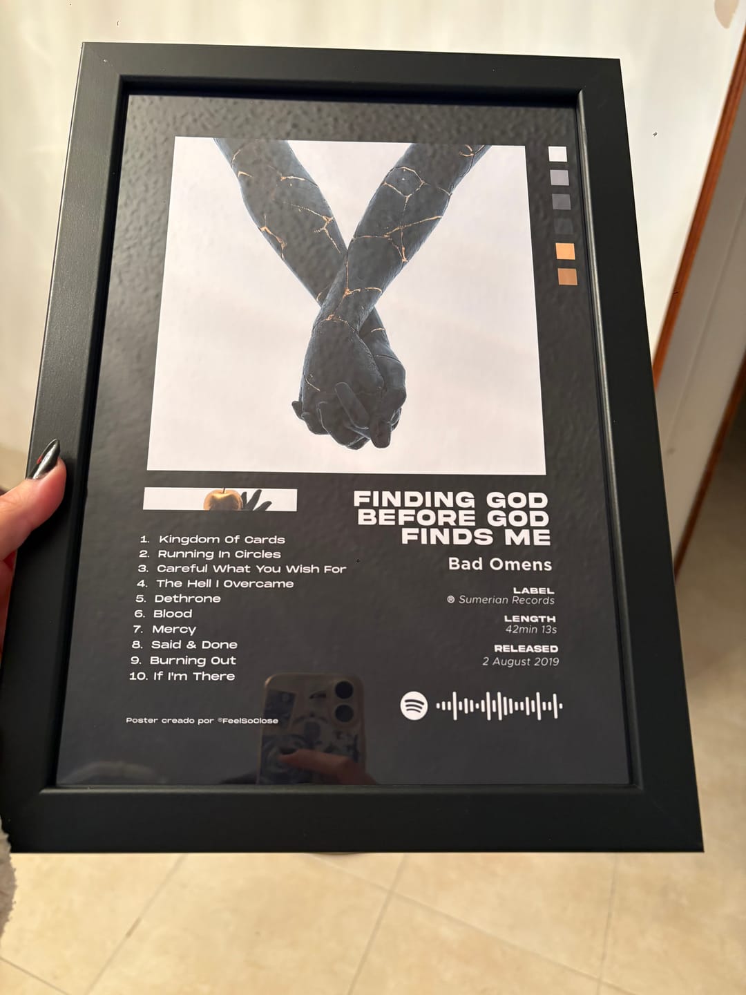Customer photo review of Álbum Personalizado