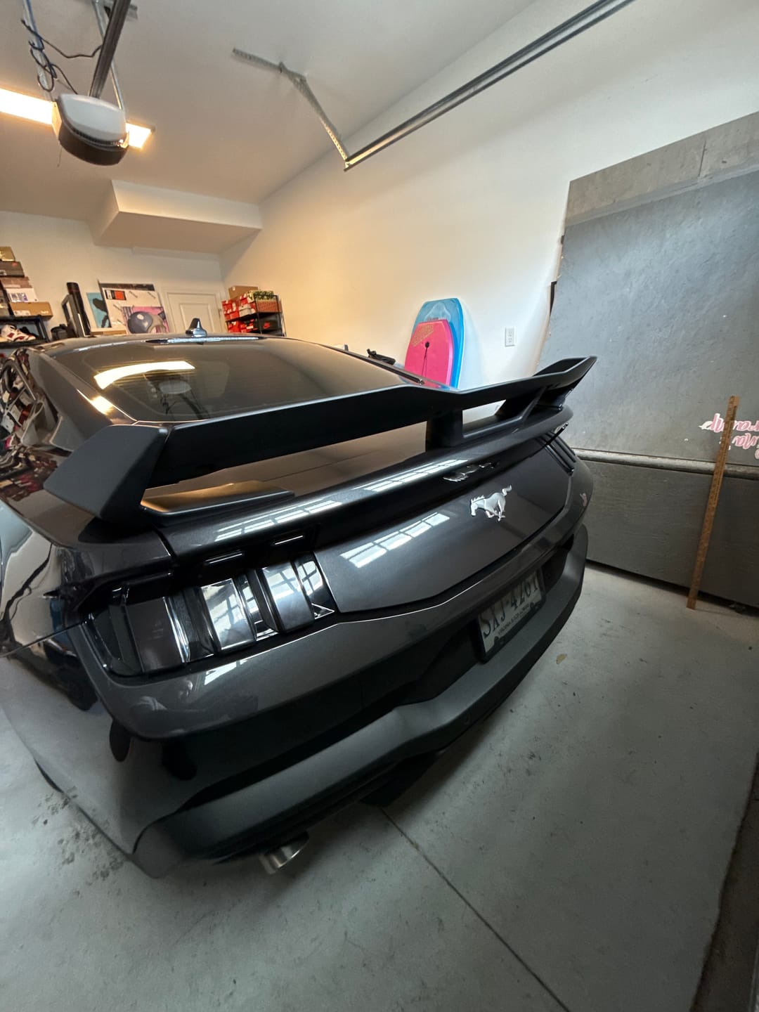 Customer photo review of 2024-Up Mustang Dark Horse Handling Package Rear Spoiler