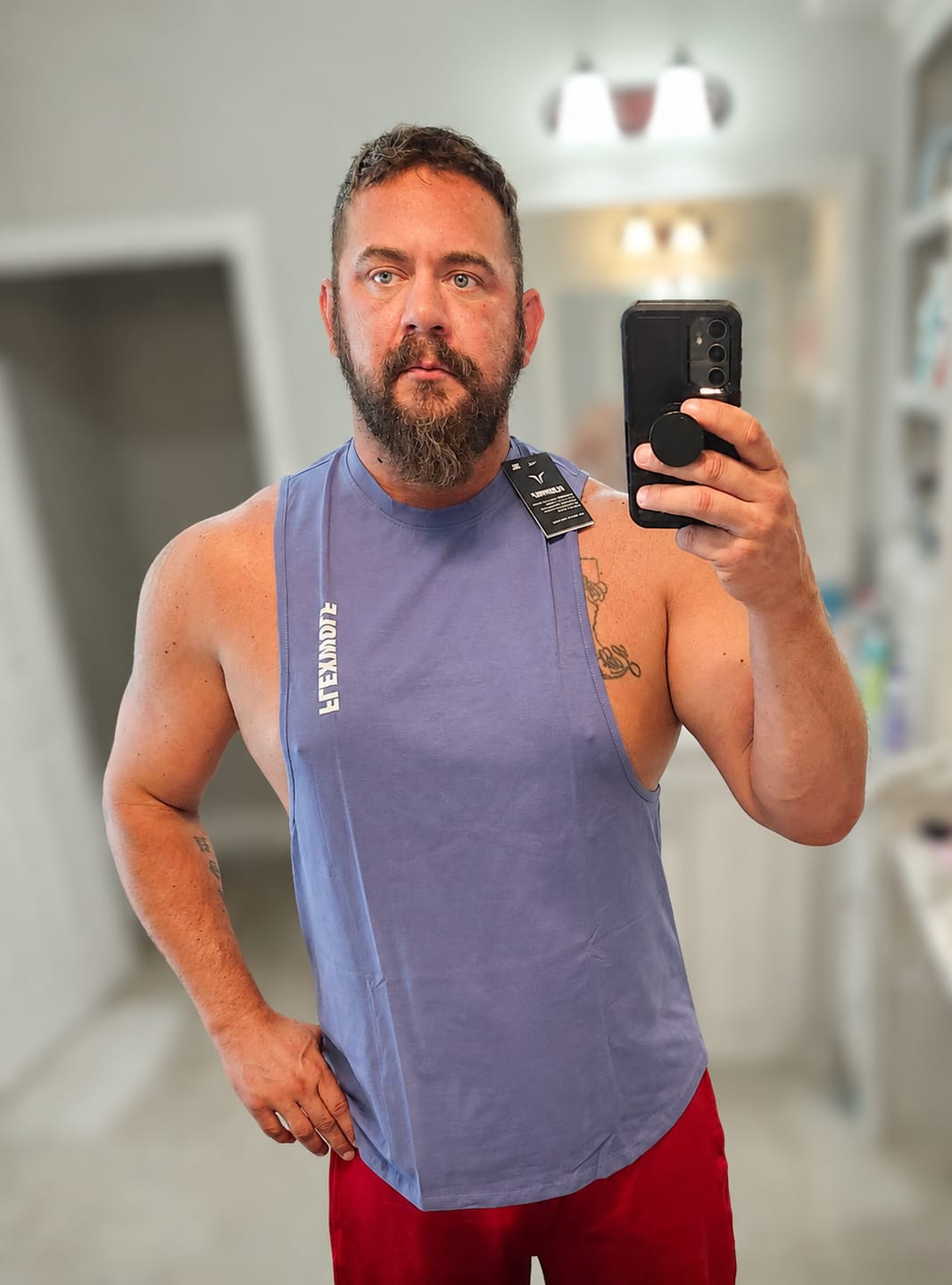 Customer photo review of Flex Arm Tank