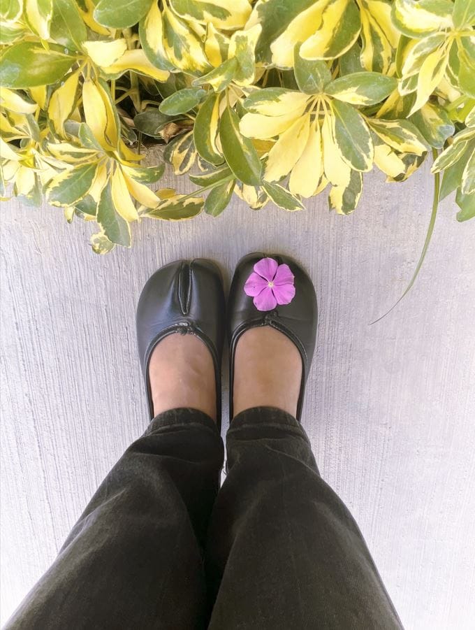 Customer photo review of Bailarinas Tabi Isabella