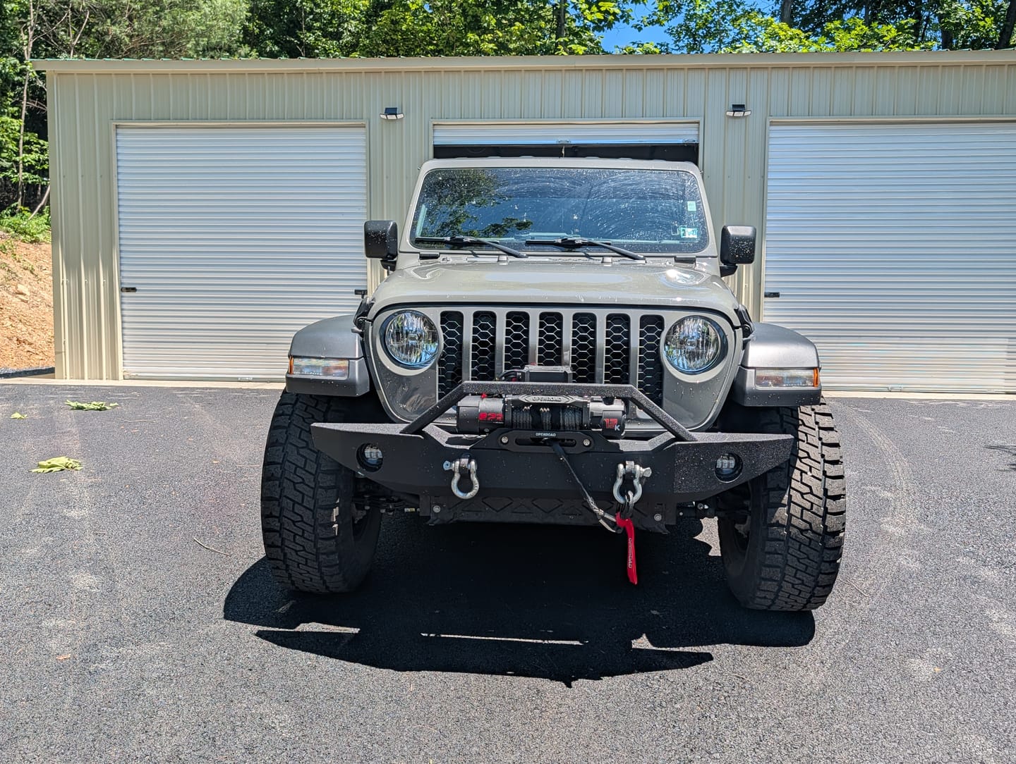 Customer photo review of OPENROAD 12,000lbs Electric Winch with Synthetic Rope-Panther Series 3S