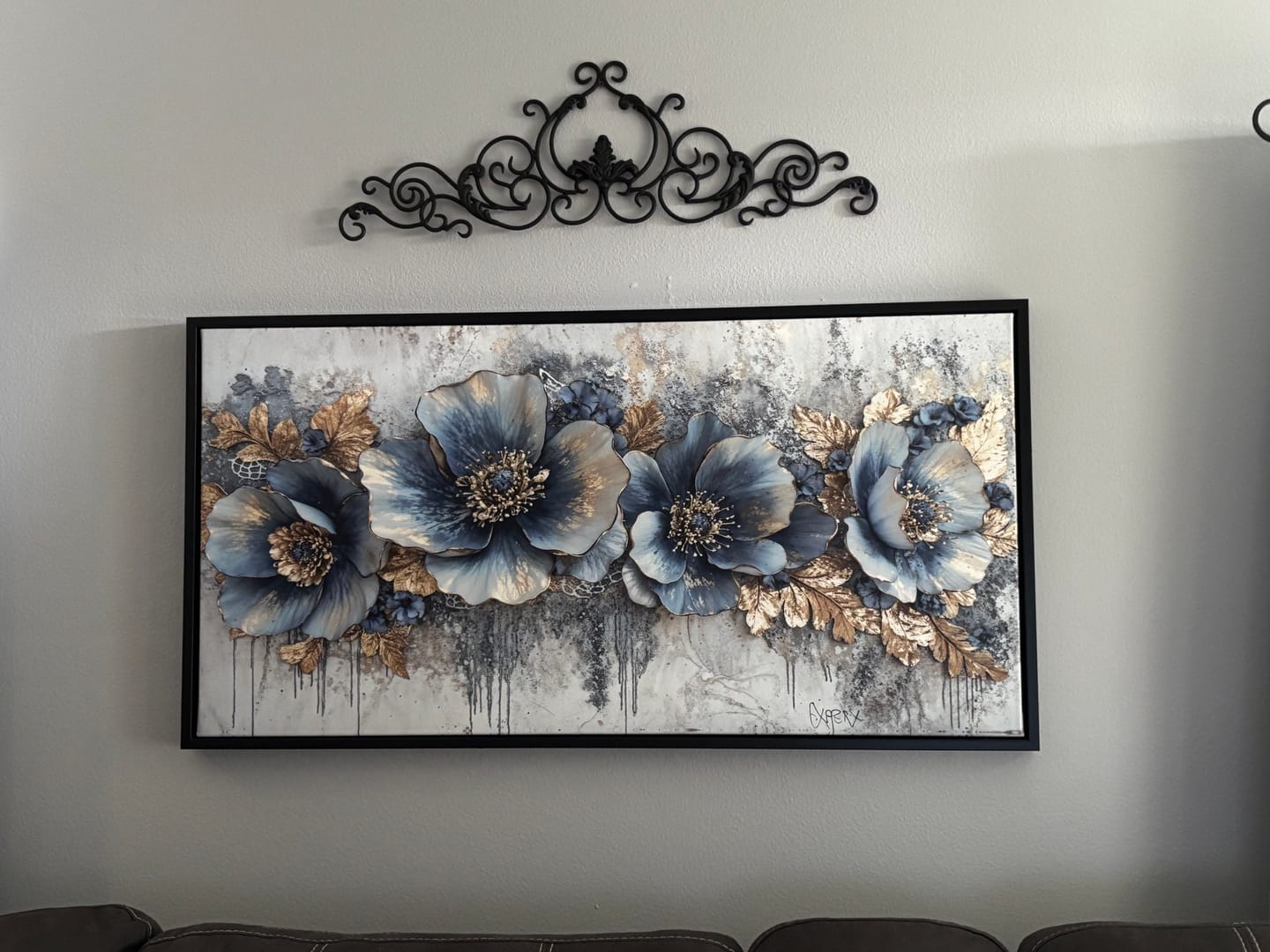 Customer photo review of MYSTIC BLUES CANVAS