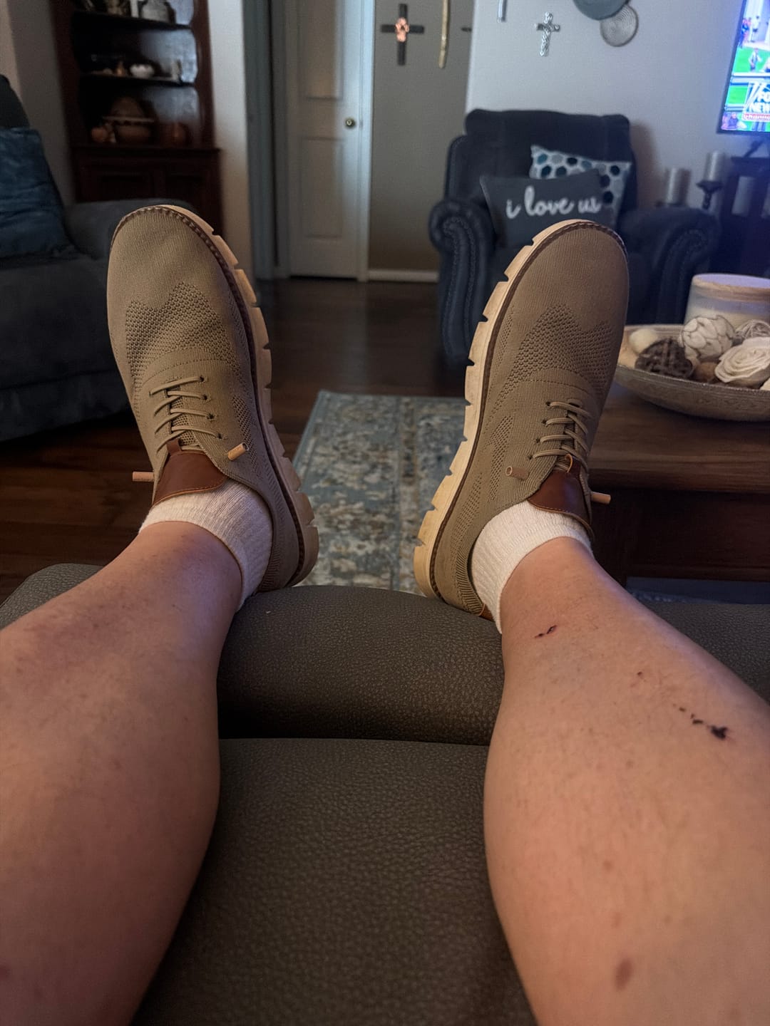Customer photo review of Ultra Comfy - Healthy and Supportive Walking Shoes