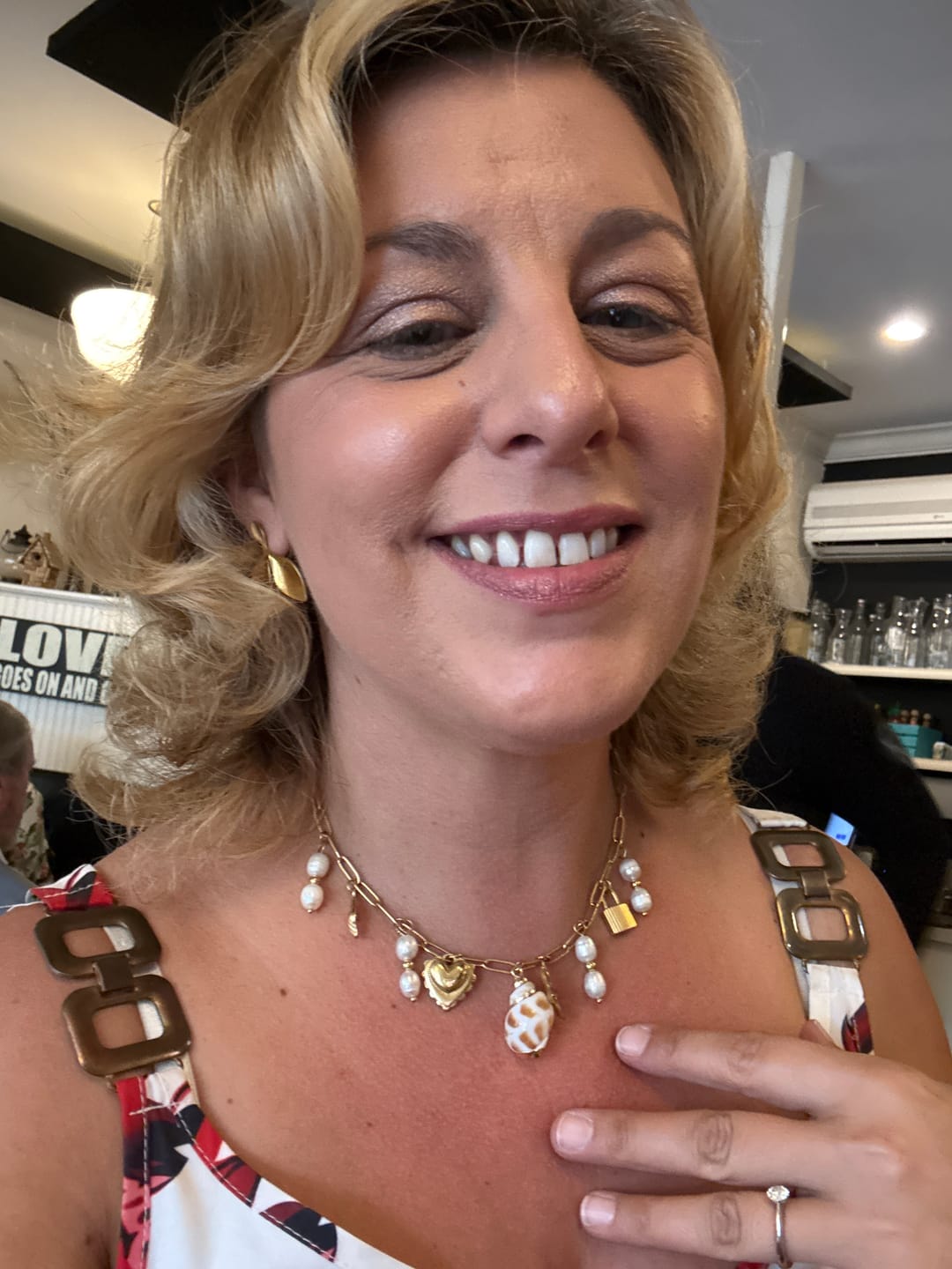 Customer photo review of Seashell Cove Necklace (Bundle)