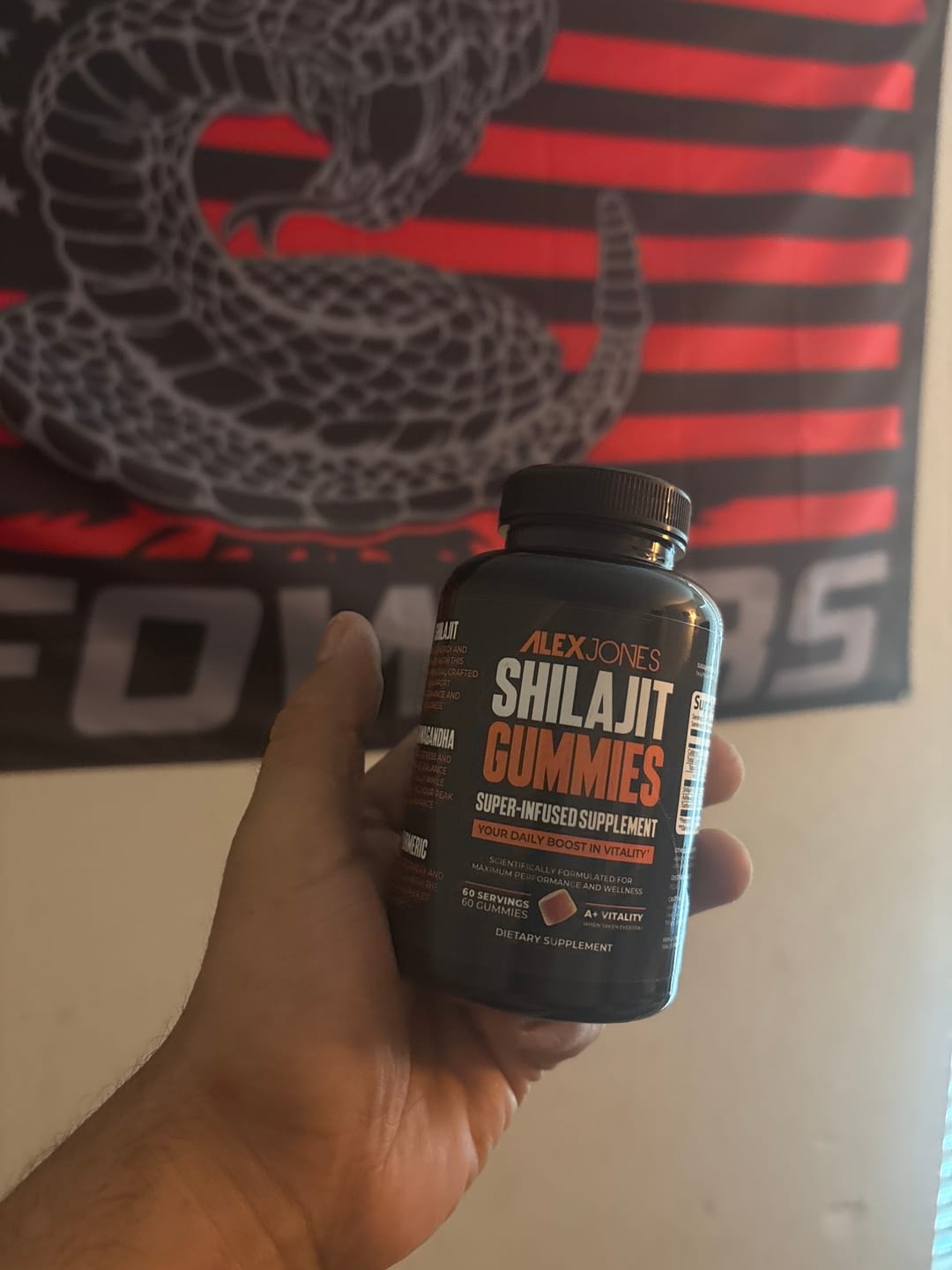 Customer photo review of Shilajit Gummies - Pineapple - Super-Infused Supplement (60 Gummies) (60 Servings)