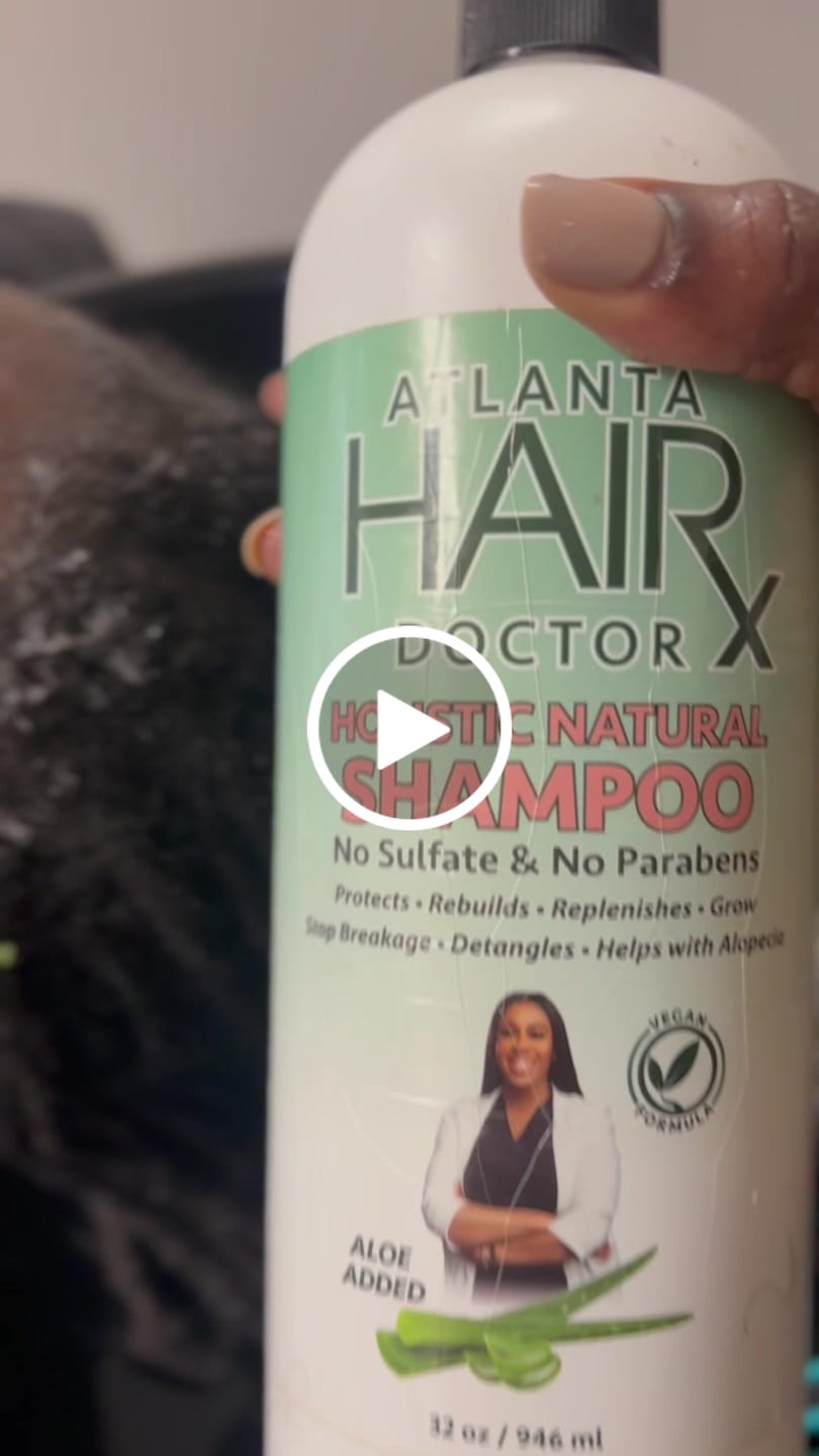 Customer video review of (BIG SAVINGS) 32 oz NATURAL SHAMPOO