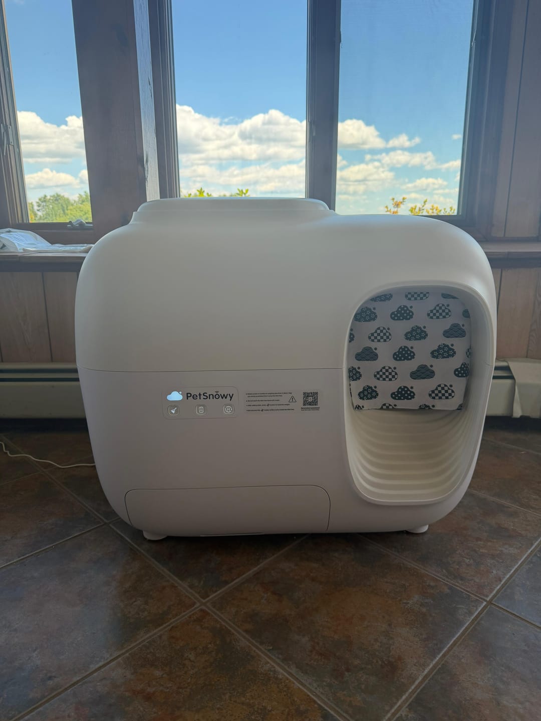 Customer photo review of Self-Cleaning Litter Box