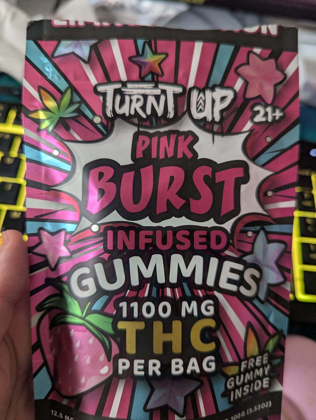 Customer photo review of Limited Edition Gummies - Pinkburst