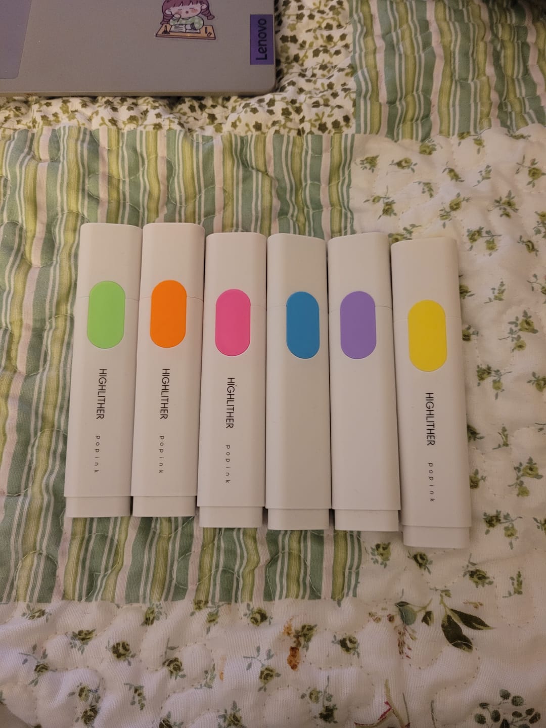 Customer photo review of Destacadores Neon